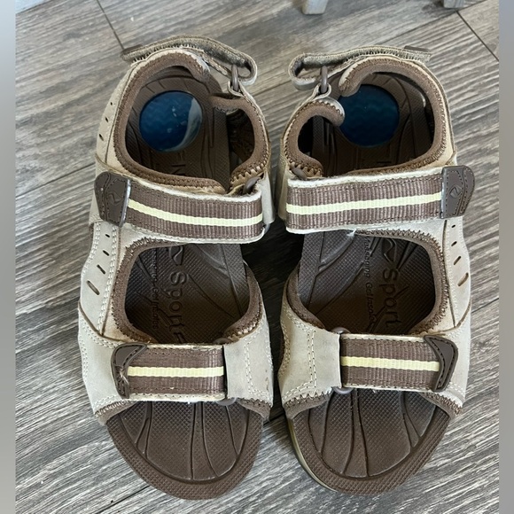 Dr. Scholl’s x Natural Sport VeIcro Sandals w Massage Gel Insoles. Size 6 - Picture 4 of 10